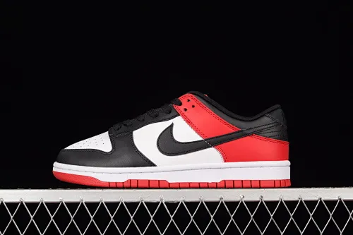 All Categories Nk SB Dunk Series Nk SB Dunk Low Low-top sneakers Nk SB Dunk Low "Black/Red" Black and red toes Couple model SB smashed backboard low-top sneakers DO7412-221